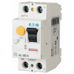 Eaton - Interruttore differenziale puro 25A 2P 30MA tipo ac 235390