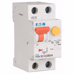Eaton PKNM-10/1N/C/003-A-MW interruttore automatico Interruttore in miniatura 2