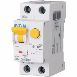 Grazie a questo interruttore differenziale magnetotermico combinato da 16A + 0,3A per corrente alternata è possibile protegge ...