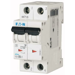 Eaton - faz6-c10/2 interruttore automatico modulare magnetotermico 6ka 2p c 10a 239101