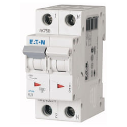 Eaton - Interruttore magnetotermico 16A 1P+N 4,5KA 2 moduli 243230