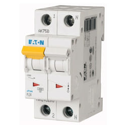 Eaton - Interruttore magnetotermico 25A 1P+N 4,5KA 2 moduli 243232