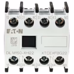 Contatto ausiliario Eaton, da 18 a 14 AWG, tensione di contatto 500 V c.a. - 277950 DILM150-XHI22 Afferra questo contatto aus ...