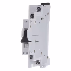 Contattore ausiliario Eaton con le seguenti caratteristiche: Tensione di comando 230 Vac Frequenza 50/60 Hz Tipo contatto 1NA ...