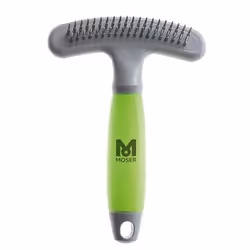 Moser 2999-7135, Cane, Pettine, Verde, Grigio, Pelo lungo, 150 mm, 30 mm