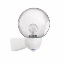 ESYLUX AL P Monza 130, Illuminazione da parete da esterno, Bianco, Acrilonitrile butadiene stirene (ABS), IP44, Facciata, II
