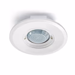 ESYLUX PD-FLAT 360i/8, Soffitto/muro, Bianco, IP20, 360°, Policarbonato (PC), RoHS, CE
