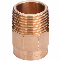 Manicotto bronzo F-M 22-3/4" estremità a saldare femmina, filettatura R Per chiave esagonale Modello 94243G