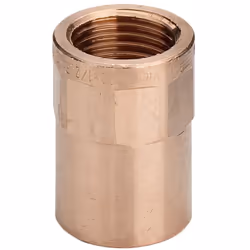 Manicotto bronzo F-F 22 mm - 3/4" estremità a saldare femmina, filettatura Rp Per chiave esagonale Modello 94270G