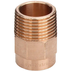 Manicotto bronzo fm ø22 - 1' estremità a saldare femmina, filettatura r 100889