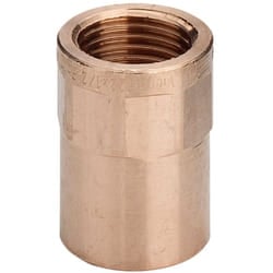 Manicotto bronzo ff ø18 - 3/4' estremità a saldare femmina, filettatura Rp 102180