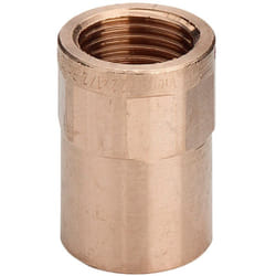 Manicotto bronzo ff ø22 - 1' estremità a saldare femmina, filettatura Rp 102470