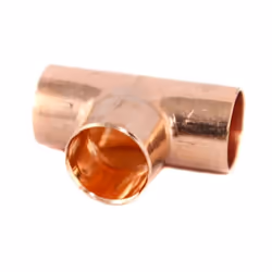 Raccordo a Tee rame ø28/18/28 mm estremità a saldare femmina Modello 95130