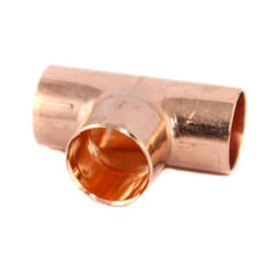 Raccordo a Tee rame ø28/18/28 mm estremità a saldare femmina 102852