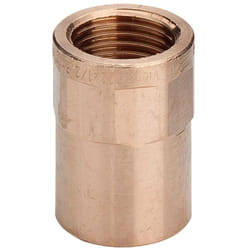Viega - Manicotto ff 10-1/2' bronzo, estremità a saldare femmina, filettatura Rp 119515