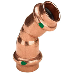 2426 Curva 45° Femmina/Femmina Ø35 In Rame a Pressare - 292379 - Viega