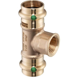 Viega - 2217.2 Tee Fr Ø22X3/4'Femmina x22 In Bronzo a Pressare - 313975
