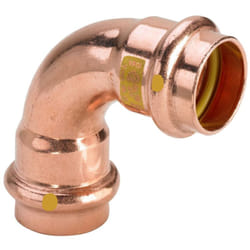 Curva a 90° Profipress g ff d. 28 con SC‑Contur, rame, estremità a pressare femmina 345495