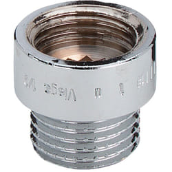 Viega - Prolunga mf 3/4'x40 bronzo cromato, filettatura femmina g, filettatura maschio g 447328