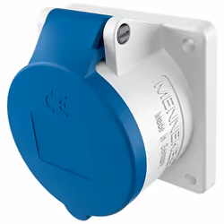 MENNEKES 1366, 3P, Viti, Blu, Bianco, IP44, 230 V, 16 A