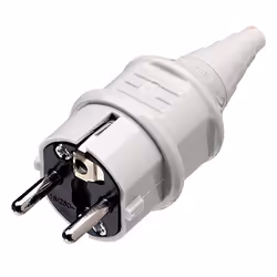 MENNEKES 10749, Tipo F, Grigio, 2P+E, IP44, VDE, 230 V