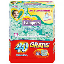 Pampers Baby Fresh Salviettine , 216 pz