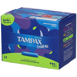 Tampax Compax Super Assorbenti Intimi 24 Pezzi