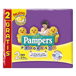 Pampers Progressi Bambino/Bambina 2 30 pz