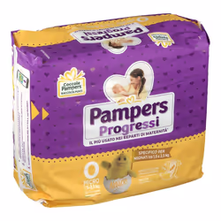Pampers Progressi Micro Pannolini Taglia 0 (1,5-2,5kg) 24 Pezzi