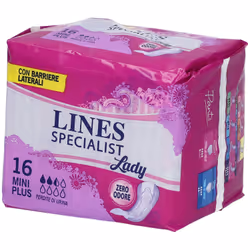 Lines Specialist Lady Mini Plus per Incontinenza 16 Pezzi