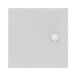 Ideal Standard Ultra Flat S piatto doccia quadrato 90 cm ultrasottile, colore bianco finitura opaco effetto pietra K8215FR