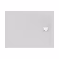 Piatto doccia rettangolare Ideal Standard Ultra Flat K8219FR, in Solid SurFace, colore bianco opaco, con trattamento antisciv ...