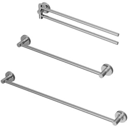 Ideal Standard - iom, Barra portasciugamani da 45cm, Accessorio bagno 450x58x48mm, Cromato