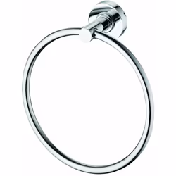 Portasciugamani ad anello girevole compreso set di fissaggio materiale - metallo 2 elementi di ancoraggio nascosti design fun ...