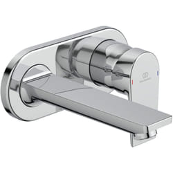 Ceraflex, Miscelatore monocomando lavabo per installazioni a parete, A6554AA, Cromato - Ideal Standard