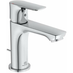 Ideal Standard - Connect Air - Miscelatore Slim per lavabo, con sistema di scarico, cromato A7007AA
