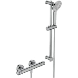 CeraTherm - Set doccia T50 con termostato, 3 getti, cromo A7217AA - Ideal Standard