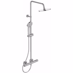 Il set doccia CeraTherm T50 con deviatore contiene soffione doccia in metallo Idealrain diametro del soffione doccia a pioggi ...