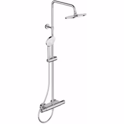 Il set doccia CeraTherm T50 con deviatore contiene soffione doccia in metallo Idealrain diametro del soffione doccia a pioggi ...