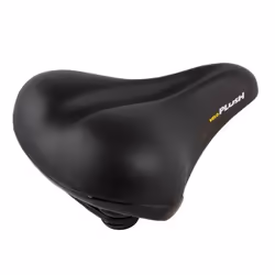 Velo Elasto D2, Sellino per bicicletta, Città, Unisex, Nero, Monocromatico, 22 cm
