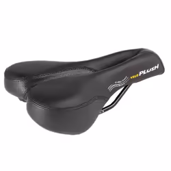 Velo Basic Deep Channel, Sellino per bicicletta, Traccia, Unisex, Nero, Monocromatico, 15,5 cm