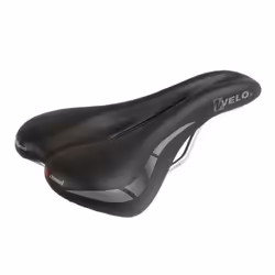 Velo Wide:Channel, Sellino per bicicletta, Traccia, Unisex, Nero, Monocromatico, 16,8 cm
