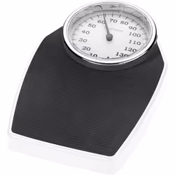 Medisana PSD, Bilancia pesapersone meccanica, 150 kg, 500 g, Nero, Bianco, Metallo