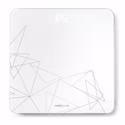Medisana PS 437, Bilancia pesapersone elettronica, 180 kg, 0,1 g, Grigio, Bianco, kg, lb, ST, Rettangolo
