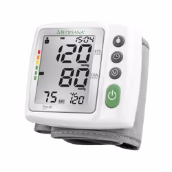 Medisana BW 315, Polso, Bianco, 12,5 - 21,5 cm
