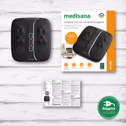 Medisana LM 100 massaggiatore Piedi, Gambe Nero - Vista aggiuntiva 4