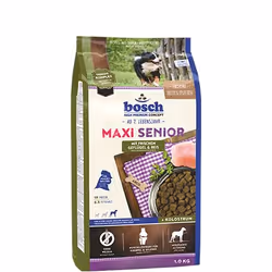 Bosch Hundefutter Maxi Senior Geflügel, 1er Pack (1 x 12.5 kg), Senior, Trinciapollo, Riso, 12,5 kg