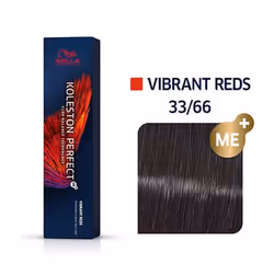 Wella Koleston Perfect Me+ Vibrant Reds 33/66 60ml, Marrone, 33/66, Intense Dark Brown/Violet Violet, Donna, 60 ml, Per tutti ...