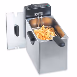 Bartscher Mini II, 4 L, Singolo, Nero, Acciaio inox, Plastica, Acciaio inox, 2200 W, 230 V