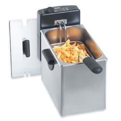 Bartscher Mini II Singolo 4 L 2200 W Nero, Acciaio inox